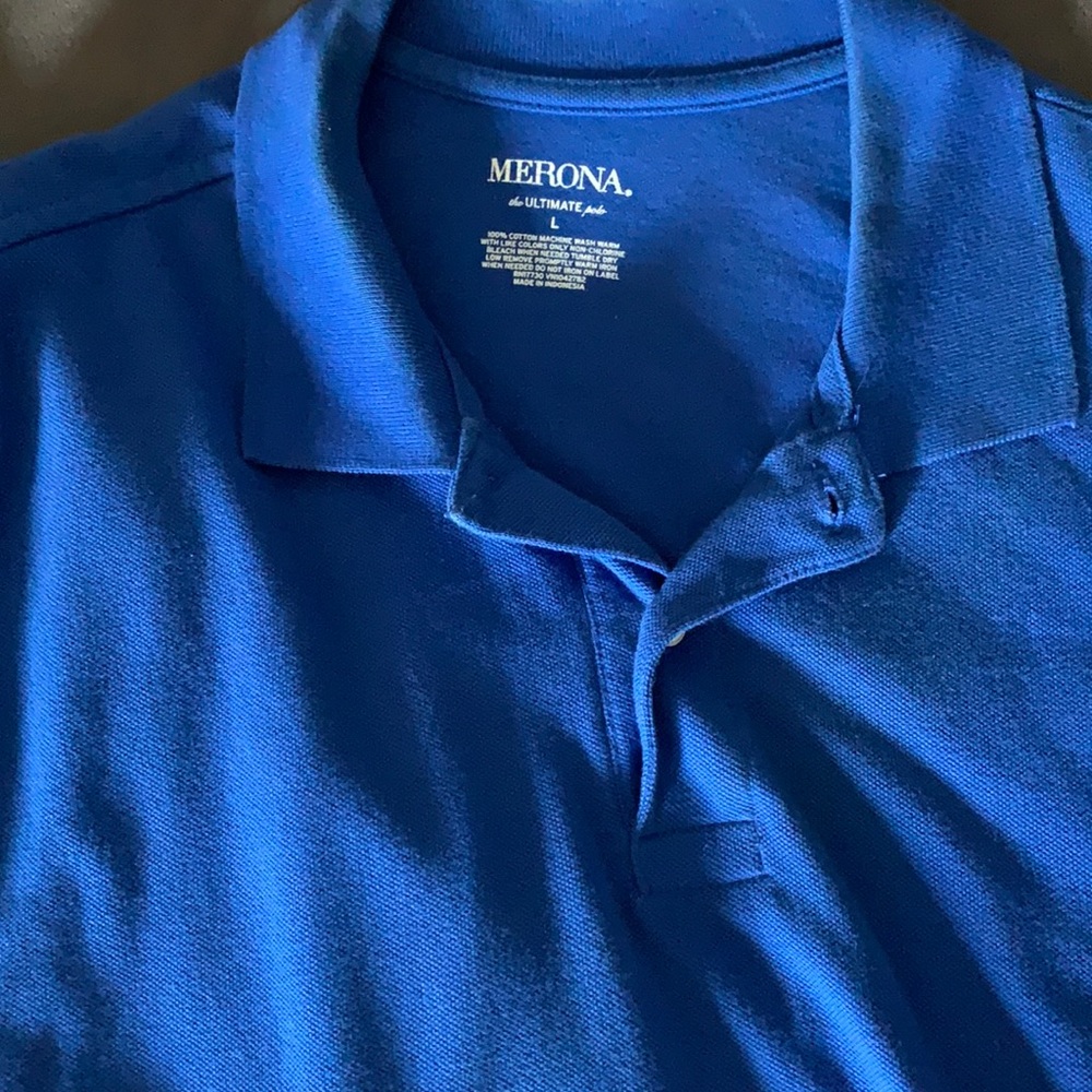 Royal blue Merona polo short sleeve shirt